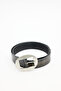Big Oval Buckle Belt Black - 5