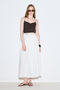 Pilified Wide Skirt Ecru - 2