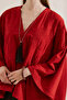 Embroidered Premium Cape Blush Red - 6