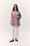Oversize Tshirt Lila with Binding Details - 4