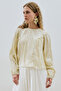 Linen Crush Effected Bluz Yellow - 2