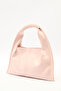 Shiny Leather Hand Bag Pink - 5