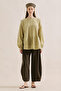 Firfir Detailed Draped Tunic Toprak - 2