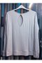 Grey Color Winter Blouse - 4