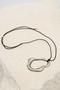 Abstract Winged Pendant Silver