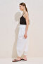 Balon Formlu Lace-Up Pants Ecru - 5