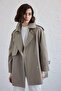 OVERSIZE SHORT TRENCH COAT ÇAĞLA