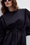 Premium Poplin Dress Black - 7