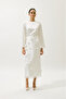 Satin Wide Sleeve Bluz Ecru - 5