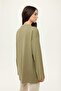 Wide Sleeve Oversize Tshirt Light Khaki - 4