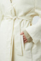 KIMONO STYLE FILLED BLAZER JACKET VANILLA - 2