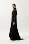 L'Amour Stone Evening Dress Black - 5