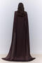 Peplum Evening Dress Brown - 5