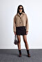 Dori̇ Short Bowling Coat Camel - 3