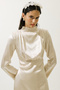 Mila Stone Evening Dress Beige - 3