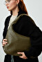Frances Knitted Large Bag Green