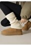 Premium 100% Acrylic Ecru Knitwear Dust Cover - Foot Warmer