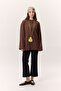 Wide Sleeve Oversize Tshirt Brown - 2