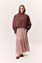 Short Balloon Sleeve Jacket Dried Rose - 5