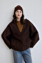 MİLANA STOVE JACKET BROWN - 4