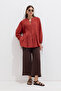 Nervür Detailed Volume Tunic Orange - 8