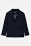 Classic cut blazer jacket navy blue - 2