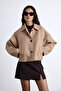 Dori̇ Short Bowling Coat Camel - 5