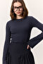 Evaze Sleeve Body Navy Blue