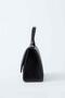 Textured Leather Bag Black - 4