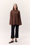 Wide Sleeve Oversize Tshirt Brown - 4