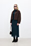 Dori̇ Short Brown Coat - 7