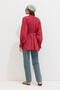 Voile Tunic with Lace Detail Cherry - 5