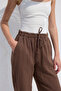 Muslin Comfortable Pants Brown - 4