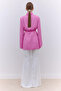 Saten Wide Sleeve Tunic Pink - 4