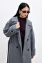 Italian Cashmere Premium Coat Gray - 6