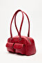 Retro Bag with Pockets Burgundy - 7