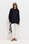 Voile Tunic with Lace Detail Black - 3