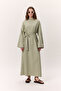 Oversize Long Casual Dress Green - 5