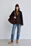 MİLANA STOVE JACKET BROWN - 2