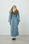 OVERSIZE DENIM DRESS BLUE - 5