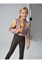 Girl's Floral Patterned Crop Jacket - 5