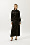 Jacquard Satin Skirt Brown - 7