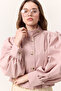 Kisa Balon Kol Jacket Powder - 7
