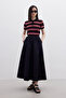 PREMIUM SKIRT BLACK WITH VOLAN - 5