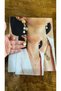 2 Piece Steel Earring Girl Coat of Arms Sewing Applique 23X19 cm
