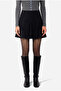 Women's Black a Form Mini Skirt - 3