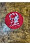 Iron-On Shadowed Ataturk Emblem Sew-On Applique Red - 2