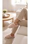 Women's Powder Pauntiye Rabbit Fur Indoor House Slippers 3 cm Byndatom01 - 6