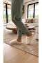 Women's Beige Pauntiye Rabbit Fur Indoor House Slippers 3 cm Byndatom01 - 7