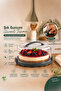 L-00501 Caramel Locked Lid Cake Pastry Storage Carrying Container Pyrex - Cake Jar Gray - 2